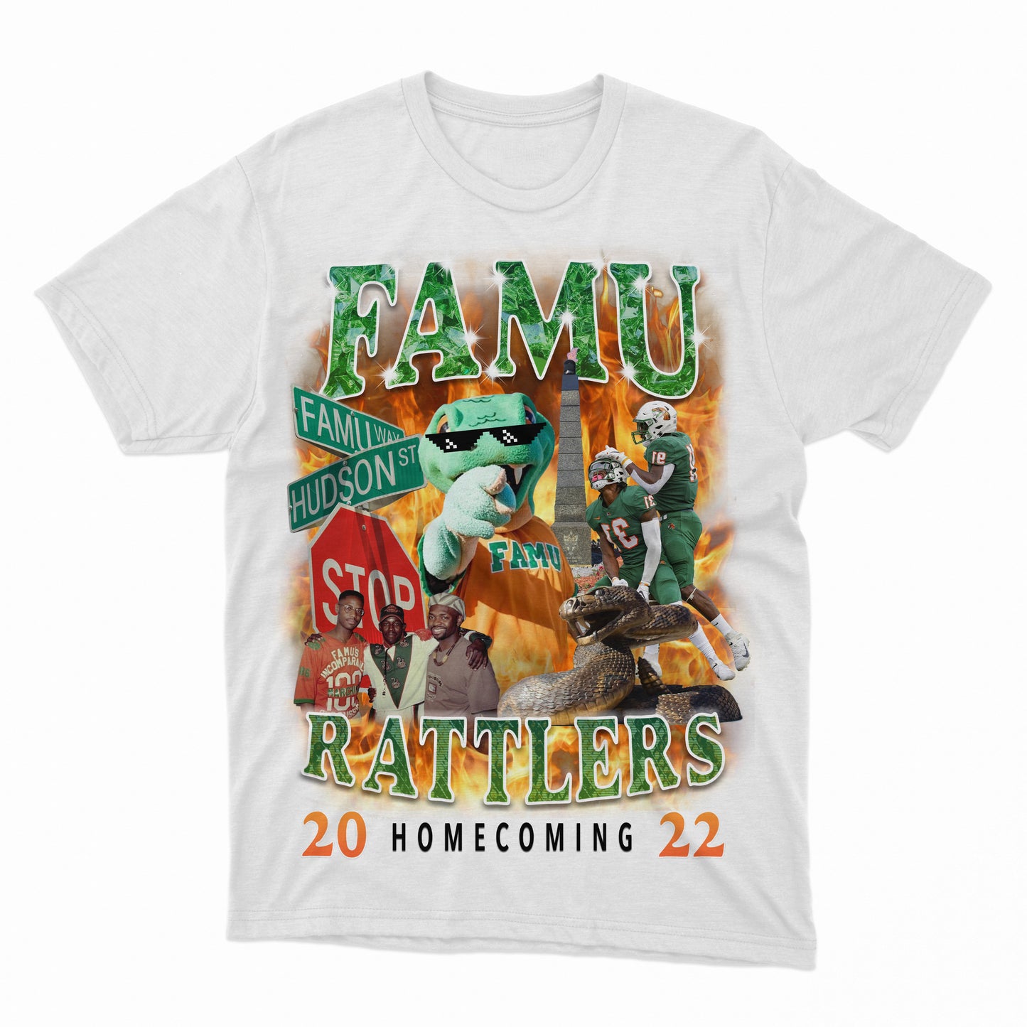 FAMU Homecoming White Graphic T-Shirt
